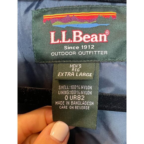 L.L. Bean Mens 3-In-1 Outdoor Jacket Army Green XL Polyester Shell & Insulation - Picture 9 of 16